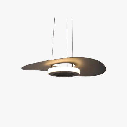 Carins Modern LED Pendant Light Black White Acrylic Living Room