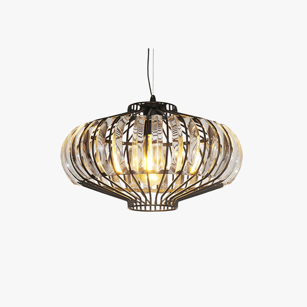 Kristy Modern Designer Pendant Light Glass Black Dining Room
