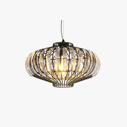 Kristy Modern Designer Pendant Light Glass Black Dining Room