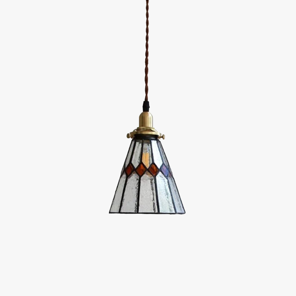 Eryn Vintage LED Pendant Light Metal Glass Bedroom Living Room