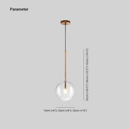 Valentina Nordic Minimalist Bubble Pendant Light