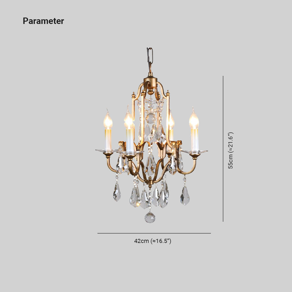 Silva Chandelier Dimensions - 42cm x 55cm