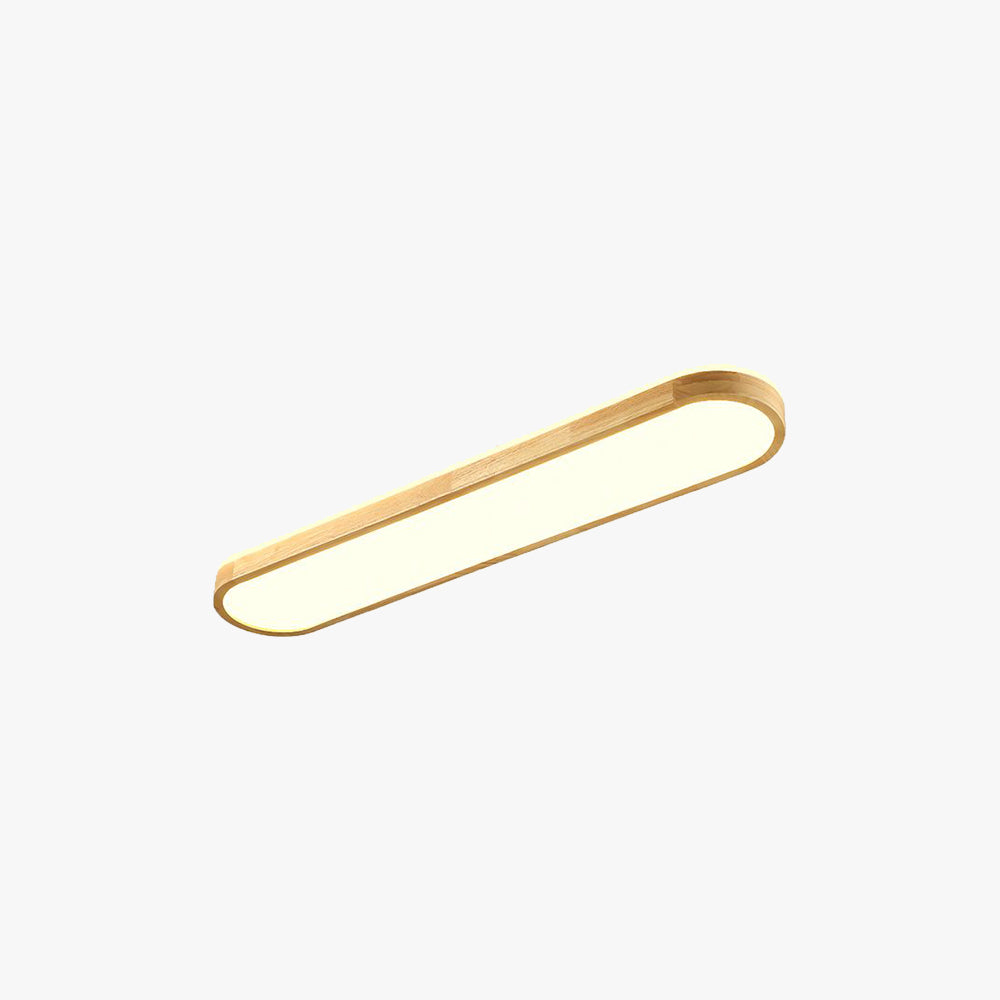 Ozawa Nordic Minimalist Oval LED Flush Mount Ceiling Light