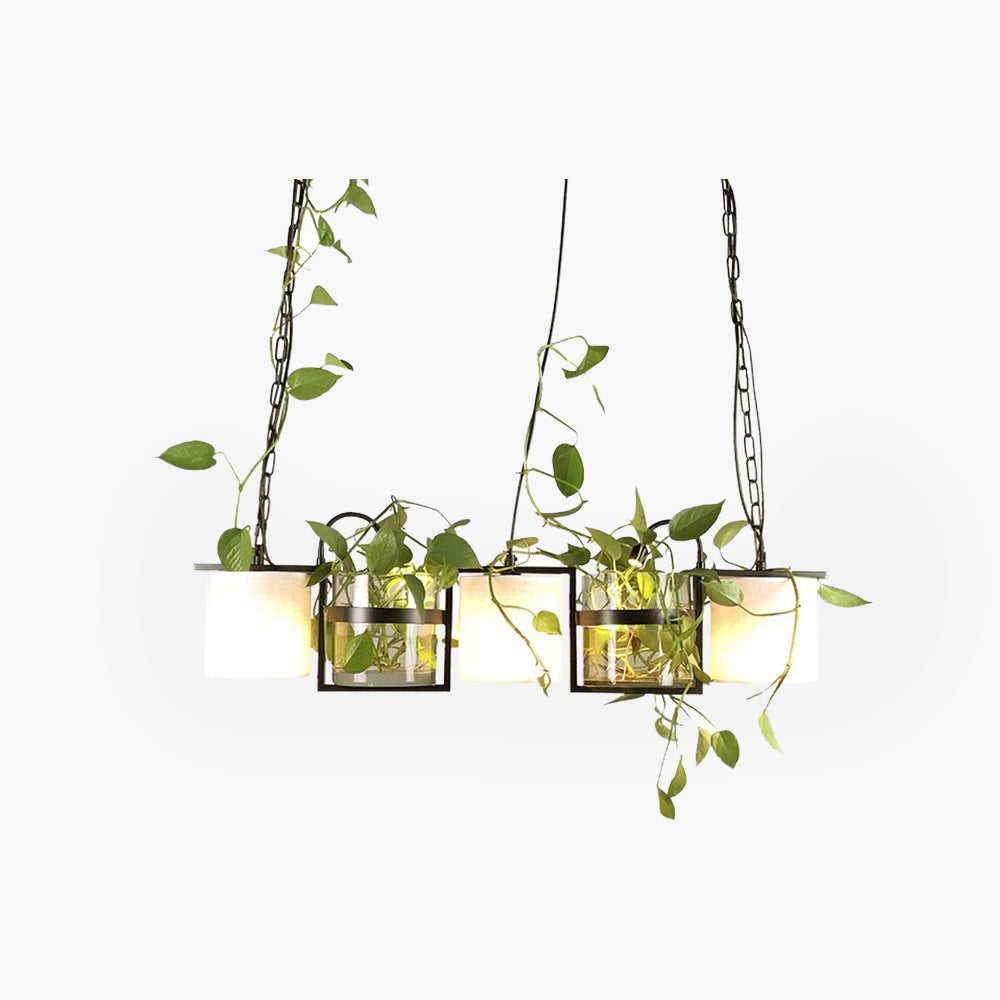 Nest Barrel Greenery Glass Pendant Light