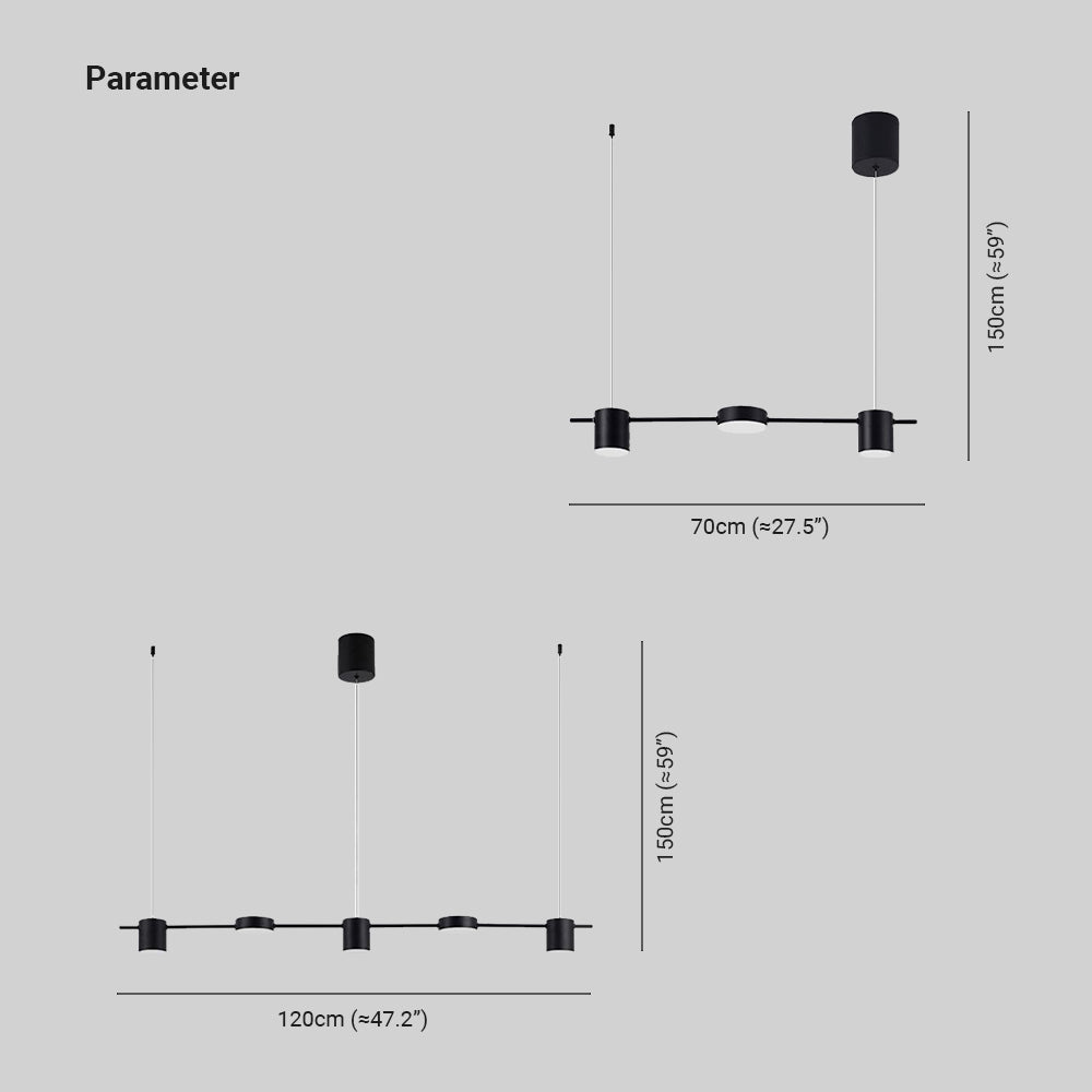 Leigh Metal Pendant Light Dimensions - Las Sola