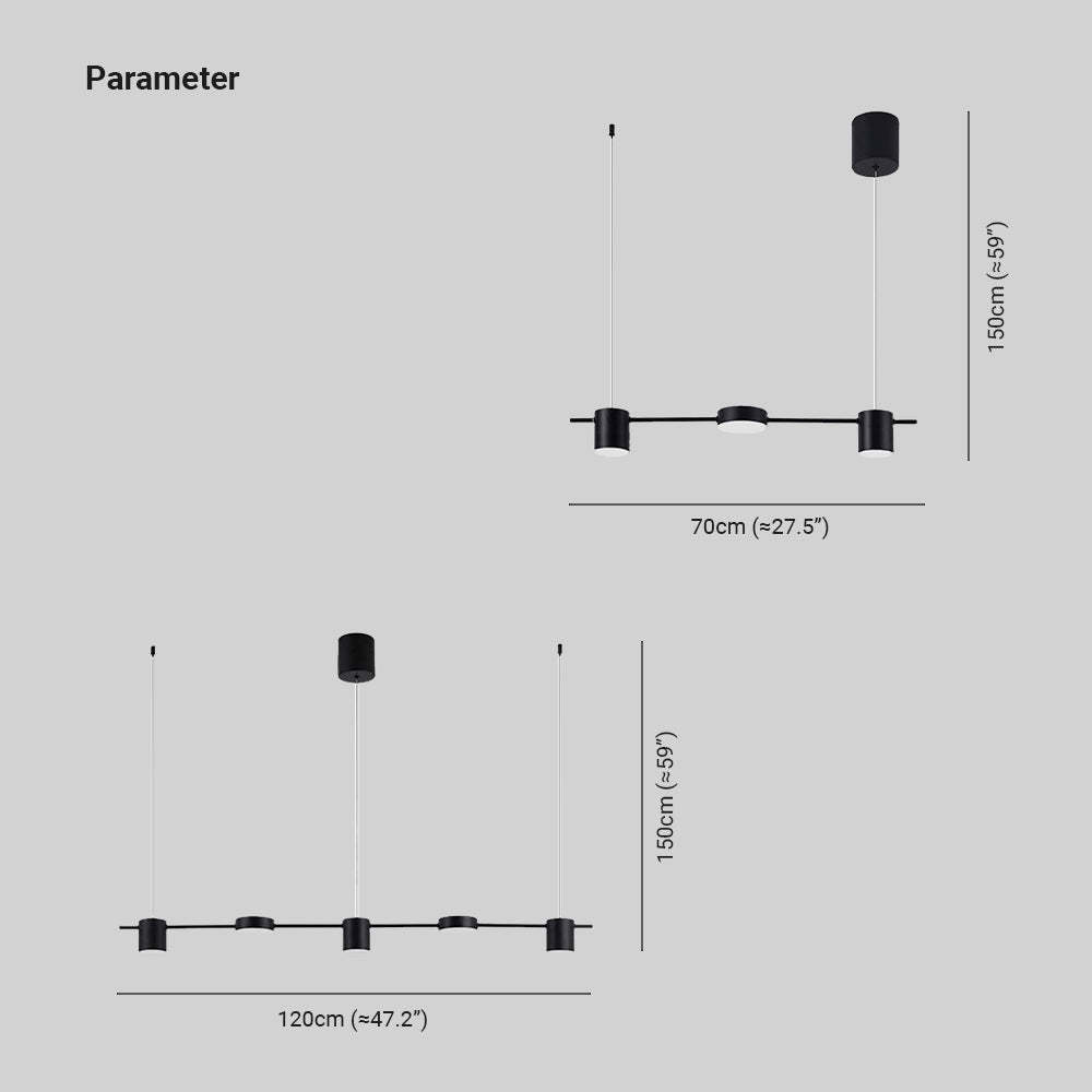 Leigh Metal Pendant Light Dimensions - Las Sola