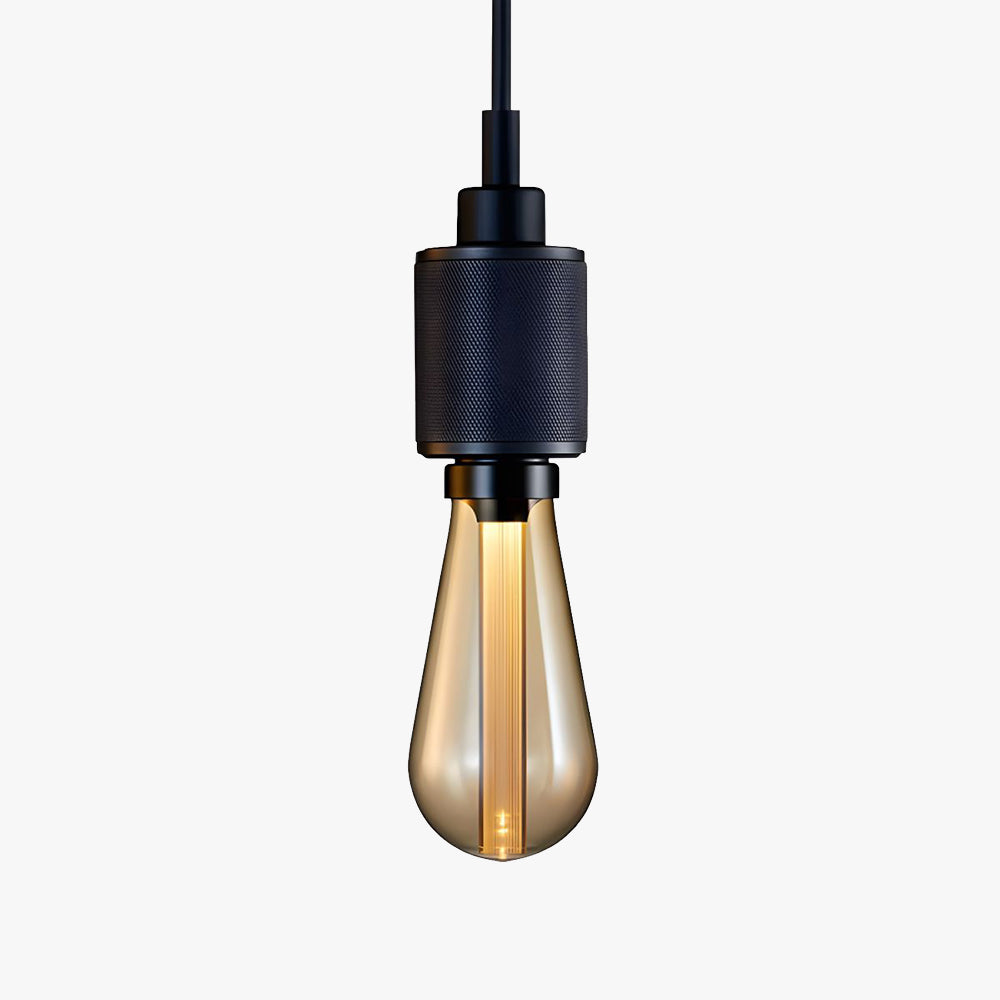 Cooley Modern Bulb Industrial Metal Pendant Light Black
