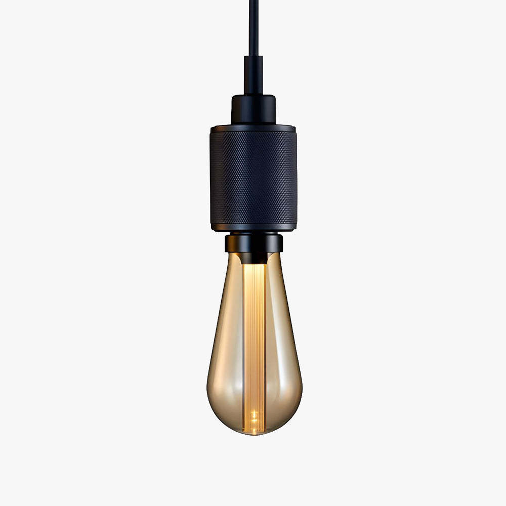 Cooley Modern Bulb Industrial Metal Pendant Light Black