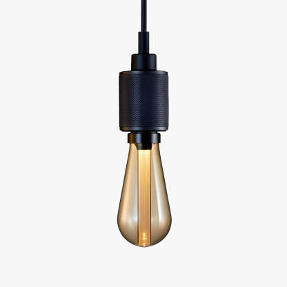 Cooley Modern Bulb Industrial Metal Pendant Light Black
