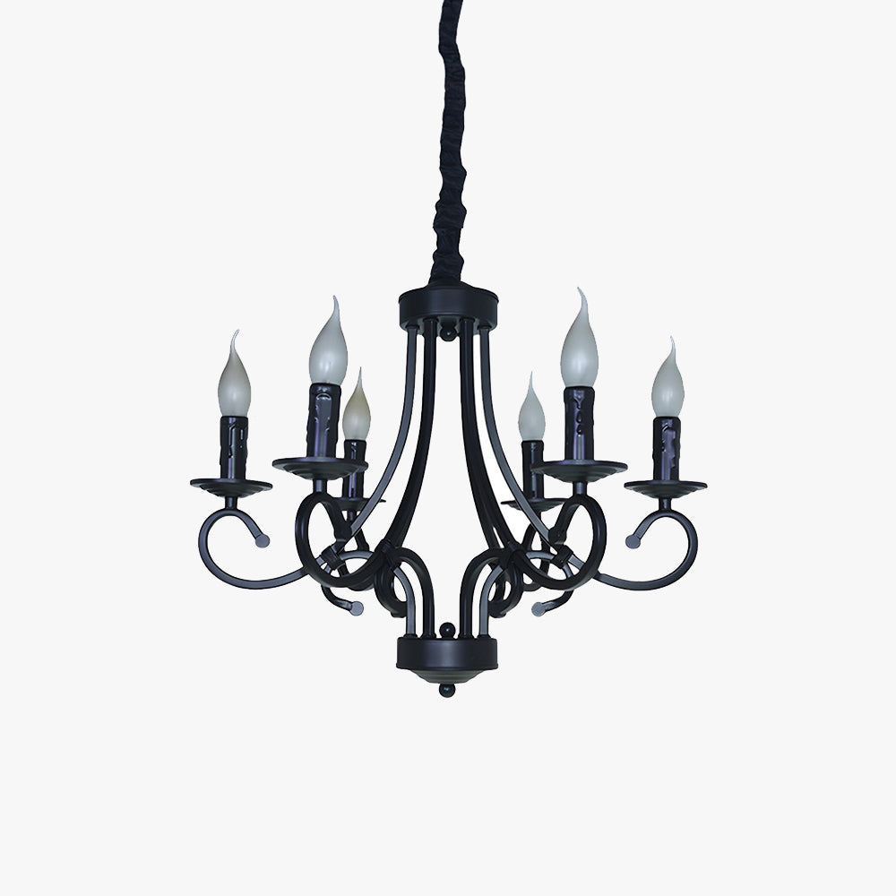 Silva Vintage Mental Candle Chandelier
