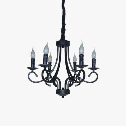 Silva Vintage Mental Candle Chandelier