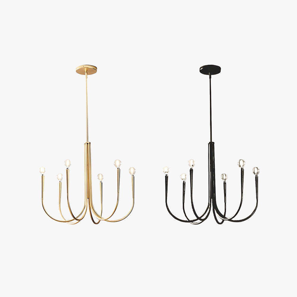 Hailie Modern Minimalist Chandelier Dinning Room