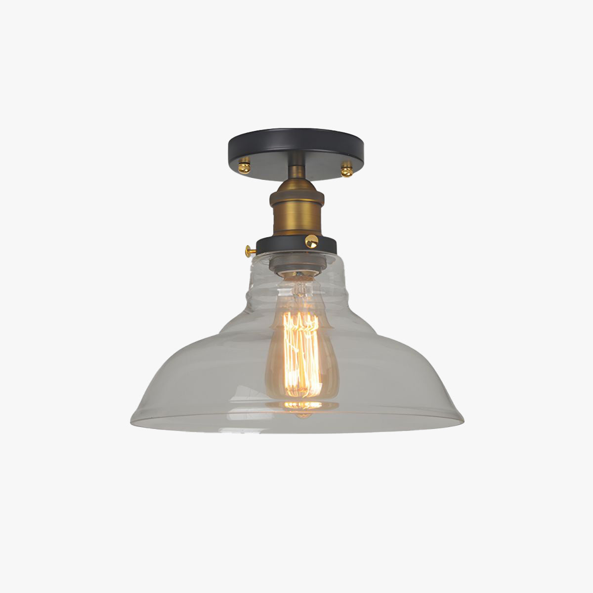 Alessio Industrial Flush Mount Ceiling Light