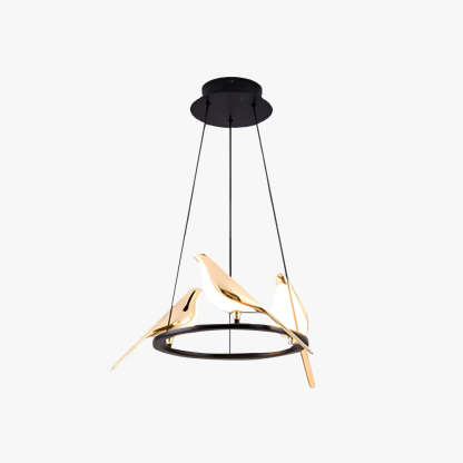 Bird Pendant Light, Art Deco Style