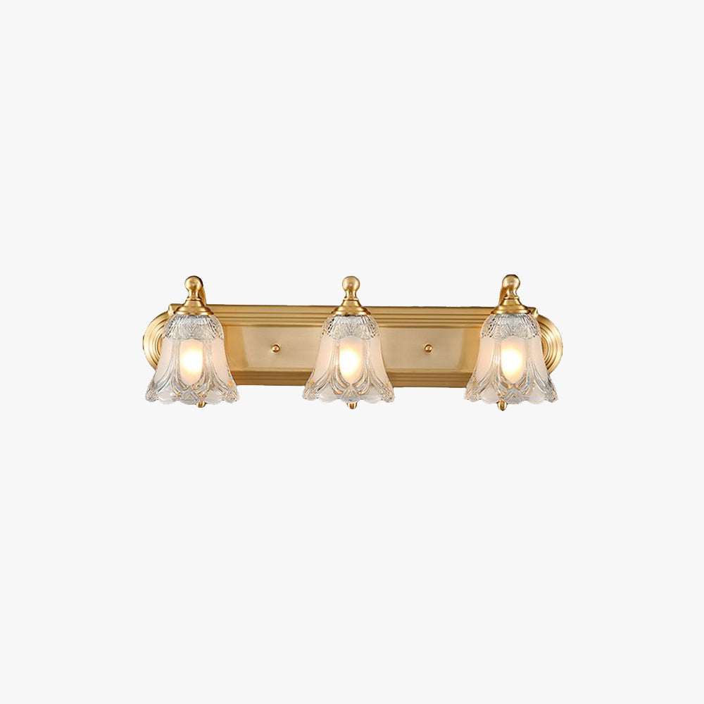 Félicie Modern Flower Metal Vanity Wall Lamp, Gold