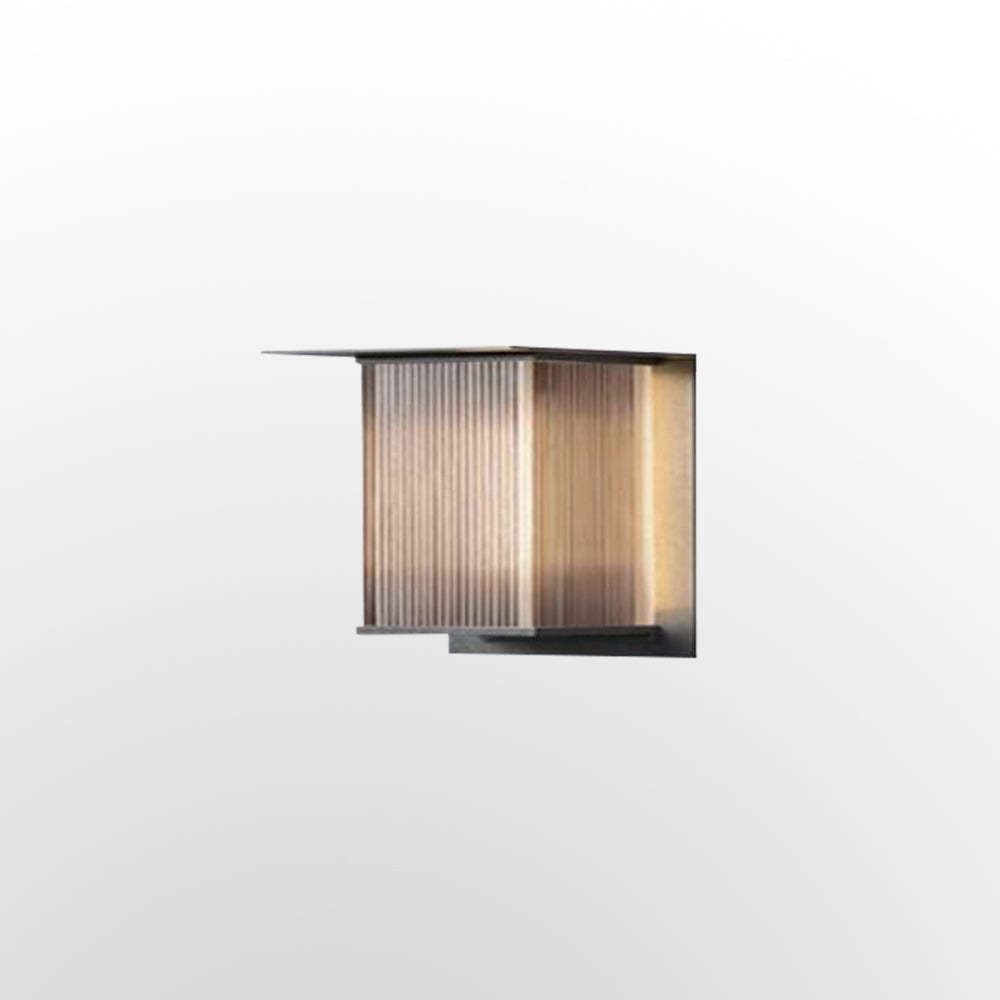 Rectangular Metal Outdoor Wall Lamp, Living Room/Bedroom | Las Sola