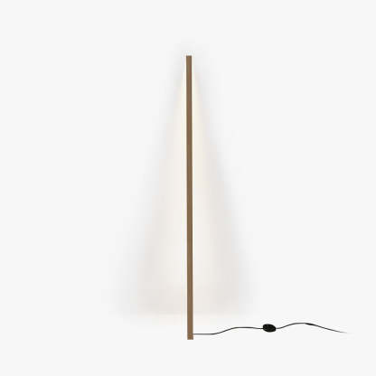 Ozawa Minimalist Linear Nature Wooden  Floor Lamp