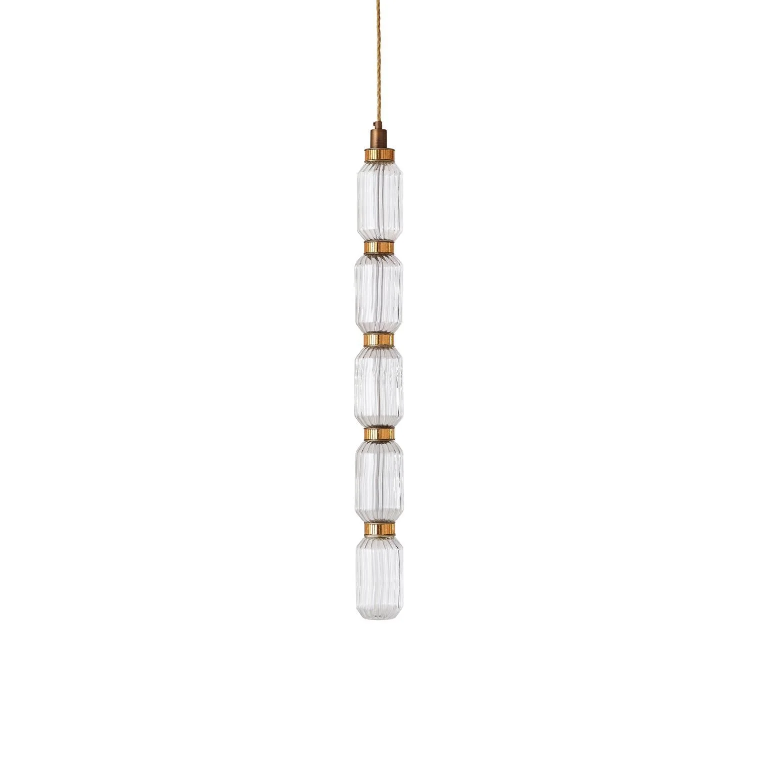 Alessio Vintage Metal Glass Pendant Light Bedroom Living Room
