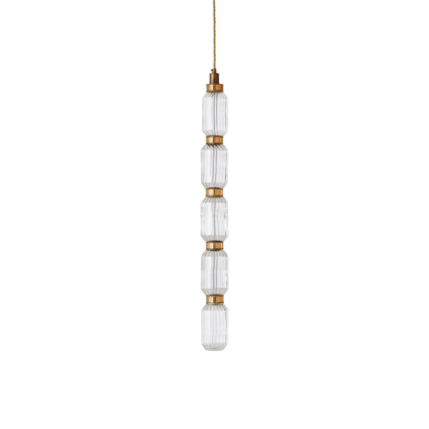 Alessio Vintage Metal Glass Pendant Light Bedroom Living Room