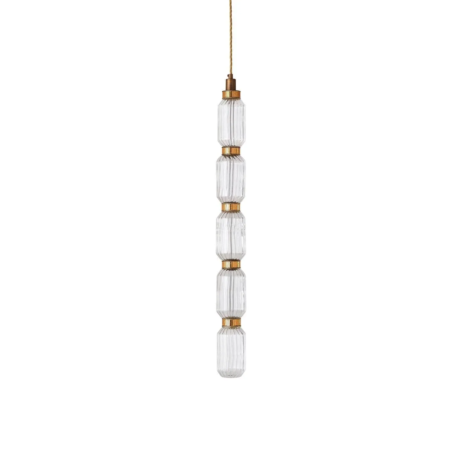 Alessio Vintage Metal Glass Pendant Light Bedroom Living Room