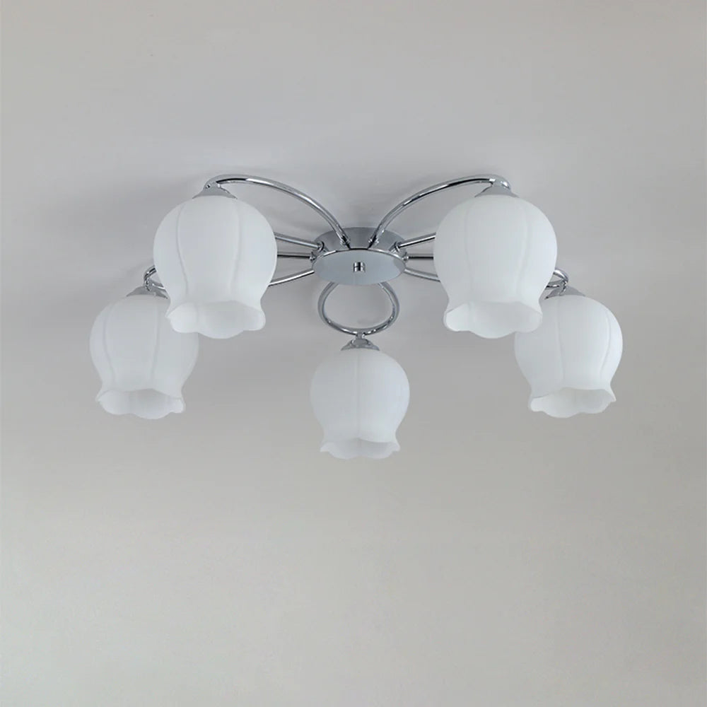 Lily Industrial LED Flush Mount Ceiling Light Bedroom Living Room