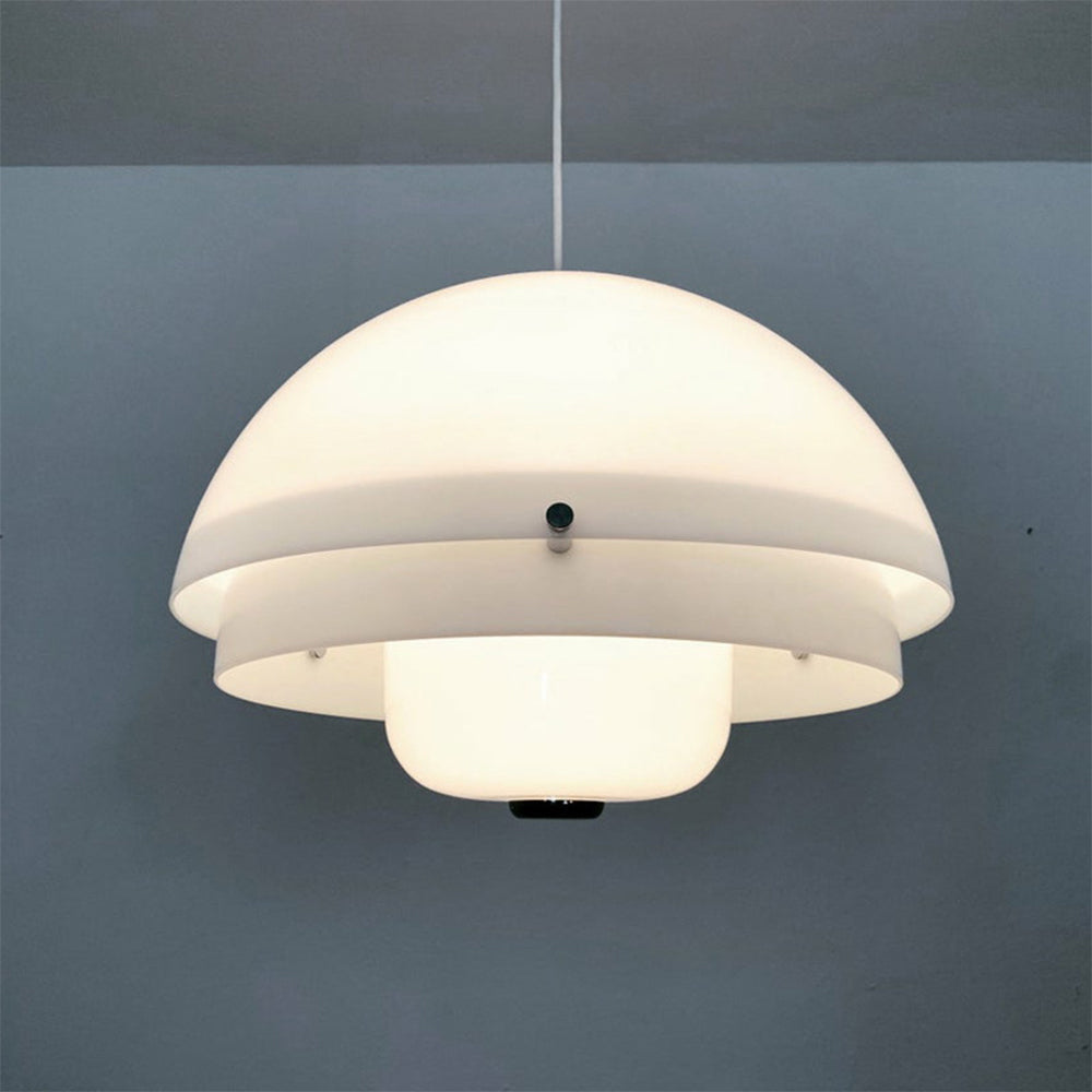 White Bauhaus Nordic pendant light