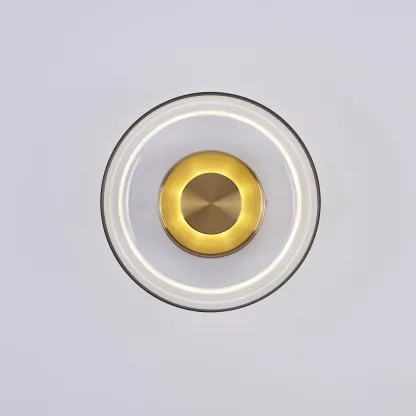 Hailie Modern Round Bowl Glass Wall Light Shades Bedroom Hallway