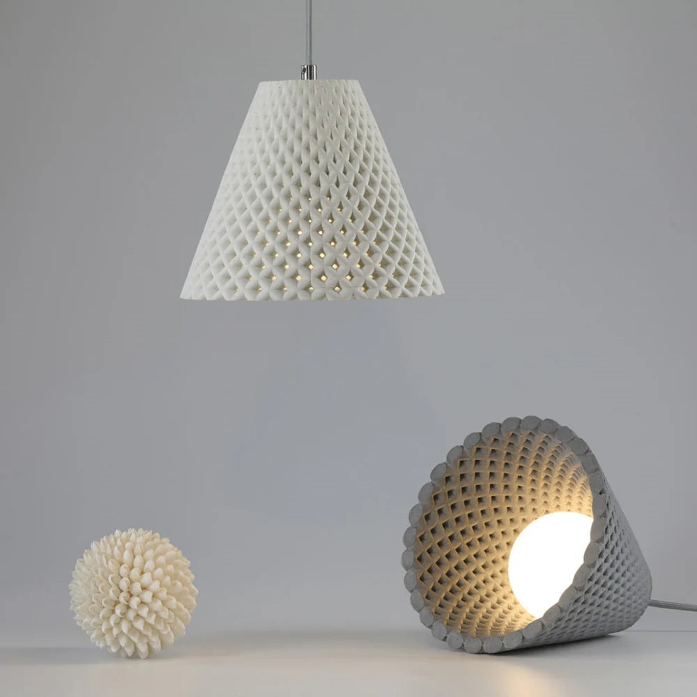 Ritta Cone LED Pendant Light Resin Dining Room