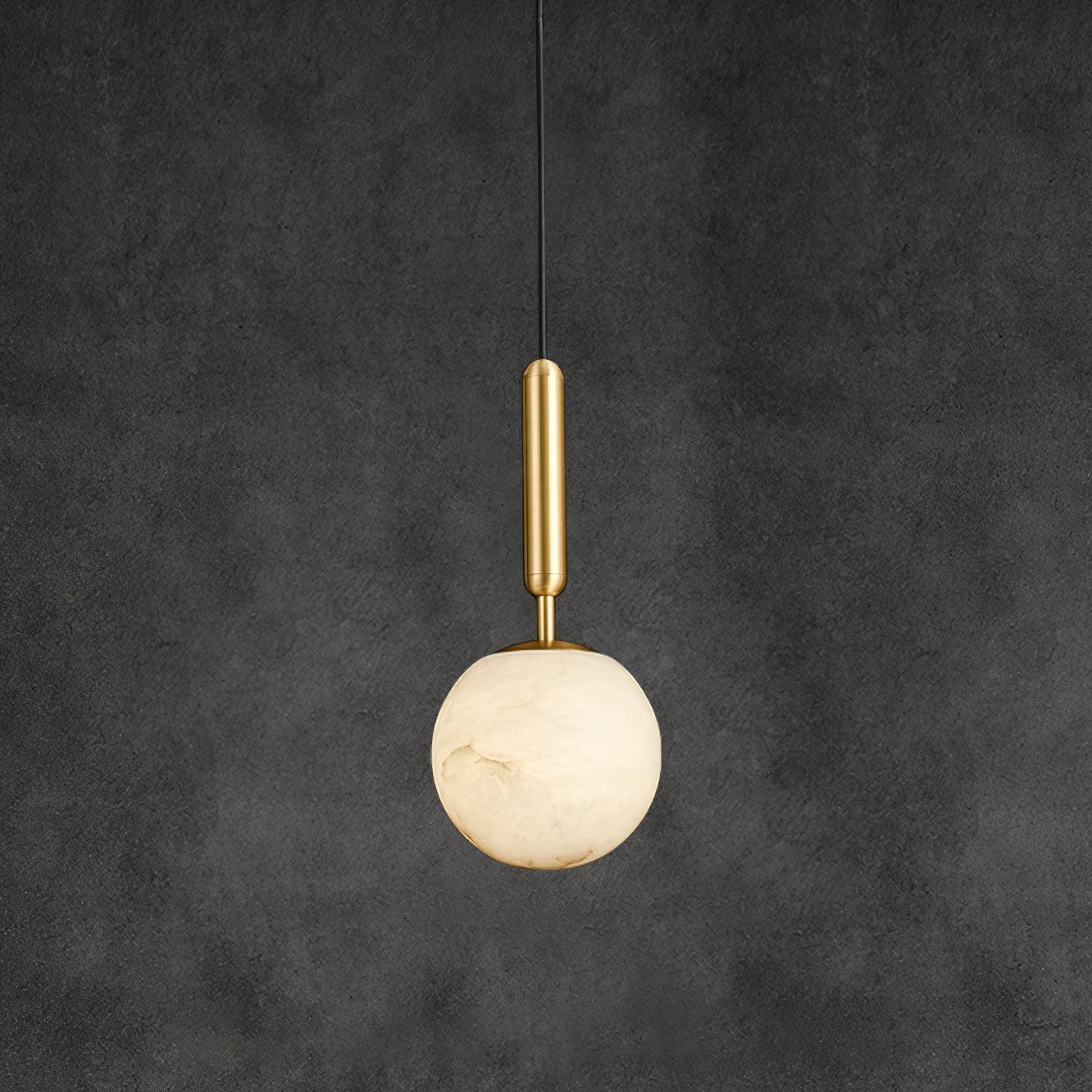 Hailie Minimalism Metal Resin Pendant Light Bedroom Living Room