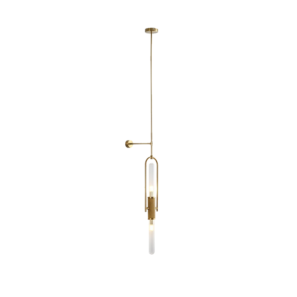 Meza Modern Long Pole Glass Luxury Wall Light Shades Hallway Bedroom Living Room