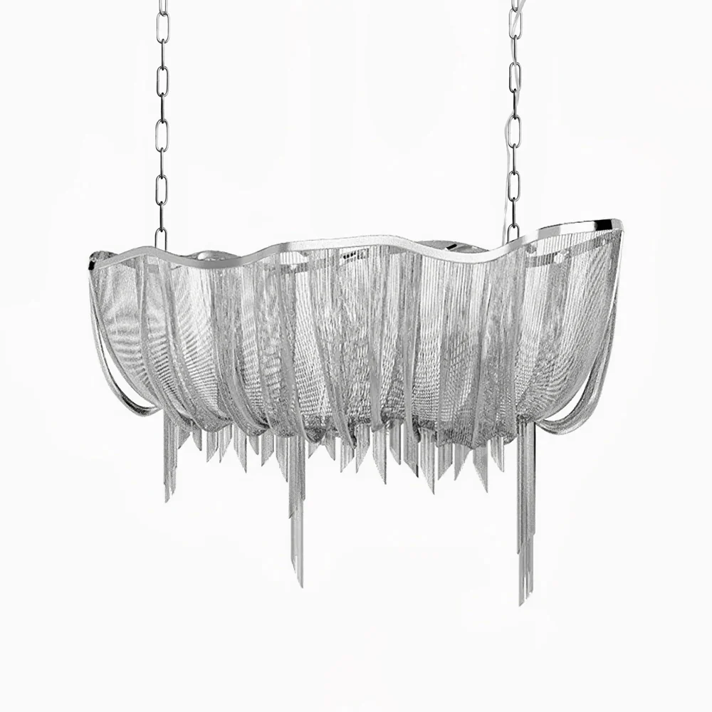 Marilyn Modern Metal Gold Silver Chandelier Bathroom Kitchen