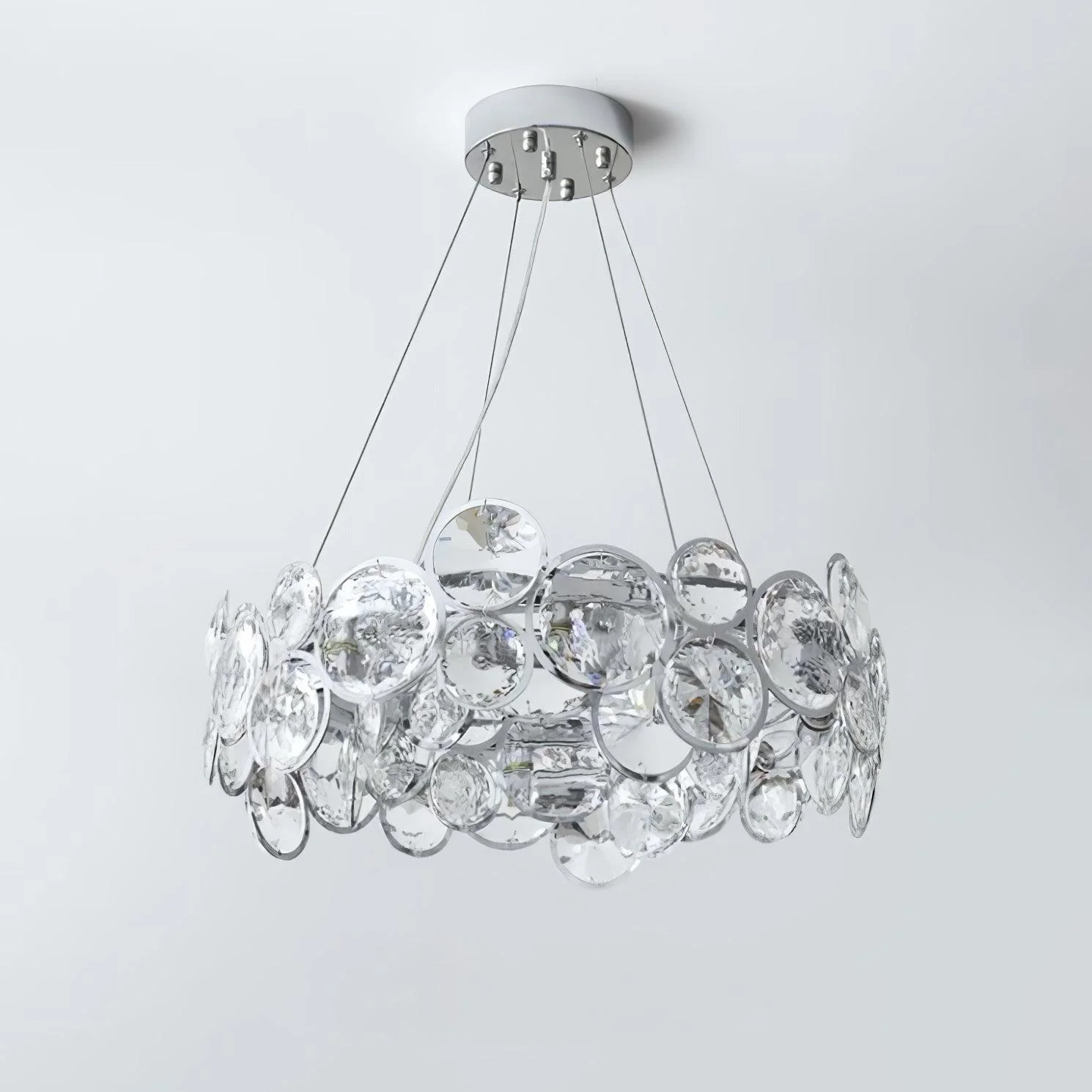 Marilyn Gorgeous Round Crystal Chandelier Dining Room Living Room