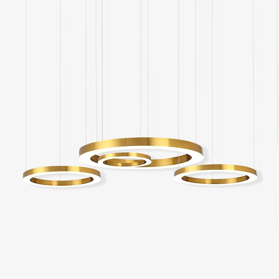 Arisha Modern Unusual Metal Acrylic Pendant Light Dining Room Living Room