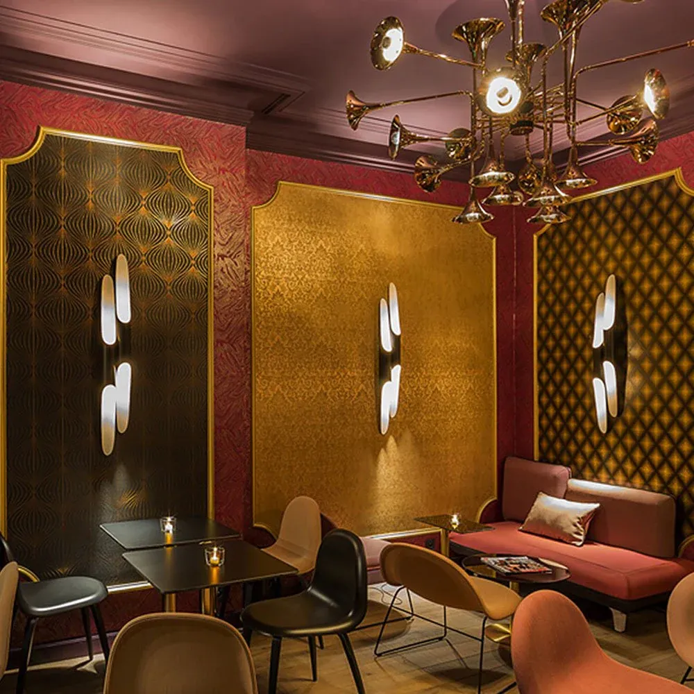 Orr Modern Minimalism Long Metal Wall Light Living Room Bedroom Hallway