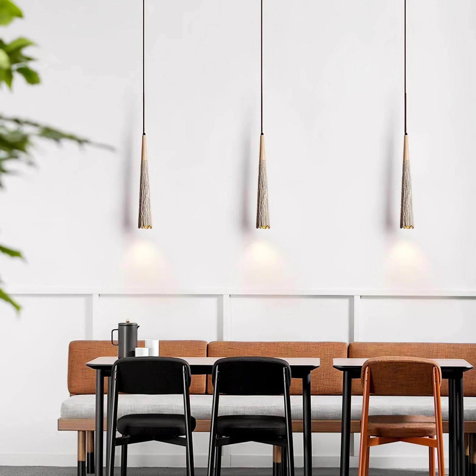 Byers Vintage Metal Wood Concrete Pendant Light Bathroom Kitchen