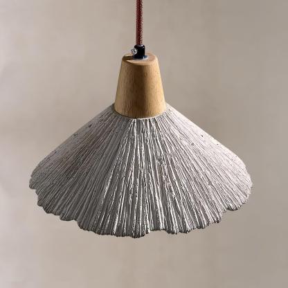Byers Vintage Metal Wood Concrete Pendant Light Bathroom Kitchen