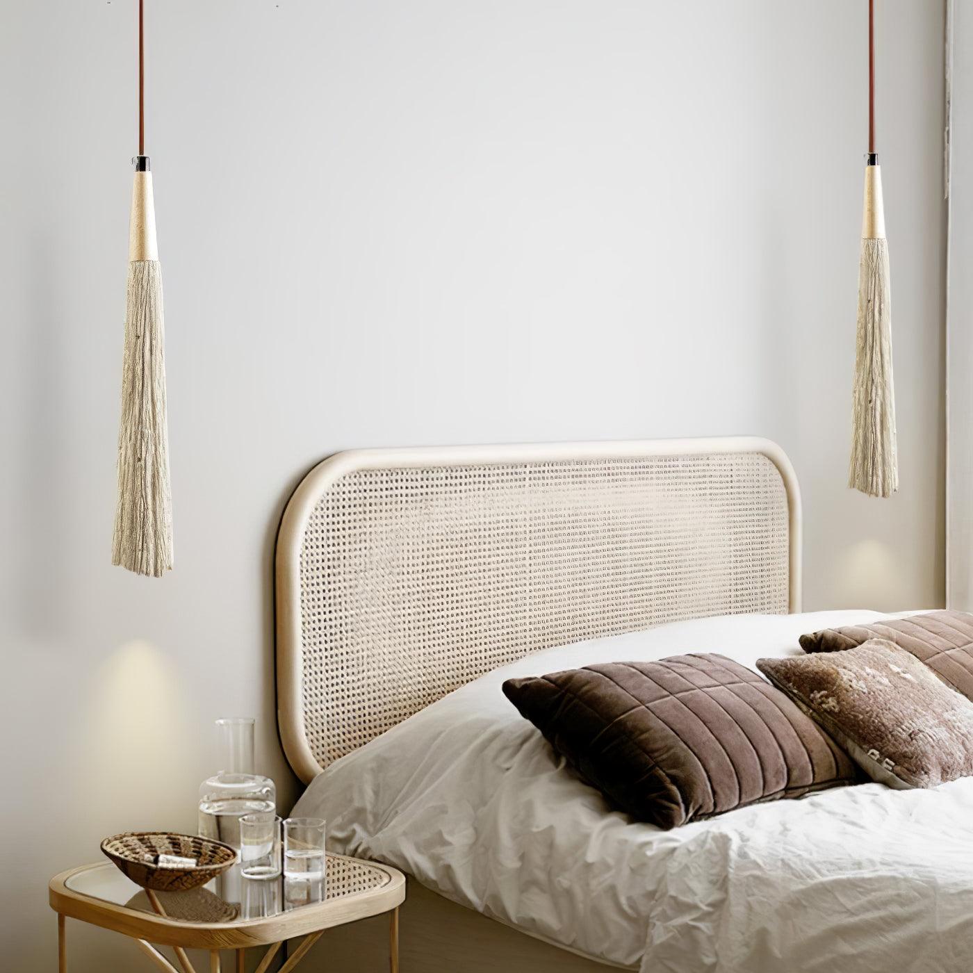 Byers Vintage Metal Wood Concrete Pendant Light Living Room Bedroom