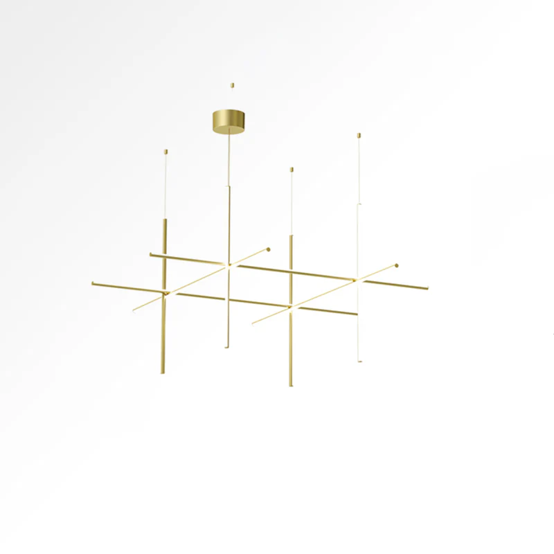 Valentina Minimalism Metal Gold Black Pendant Light Bedroom Living Room