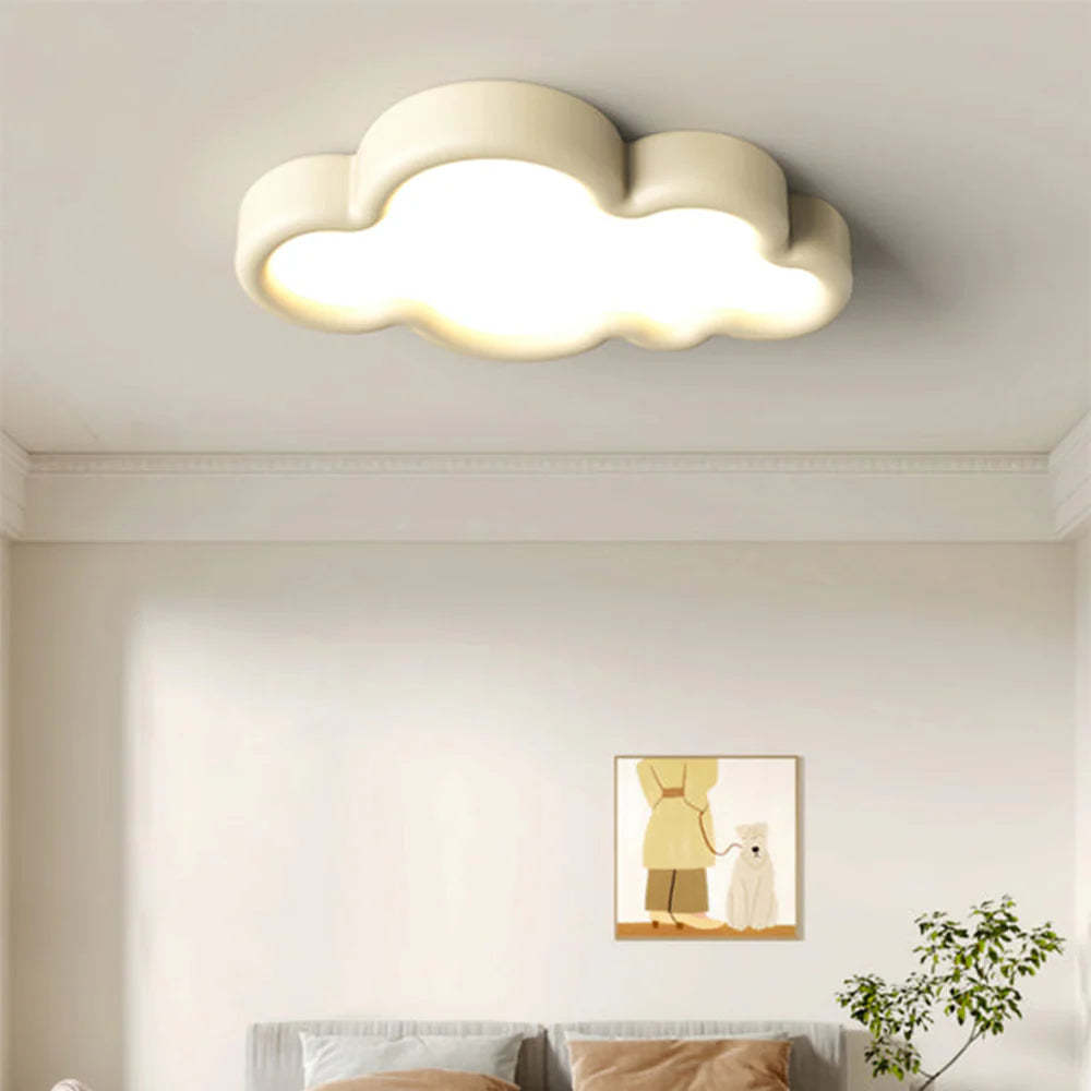 Minori Modern Cloud Flush Mount Ceiling Light Metal Bedroom