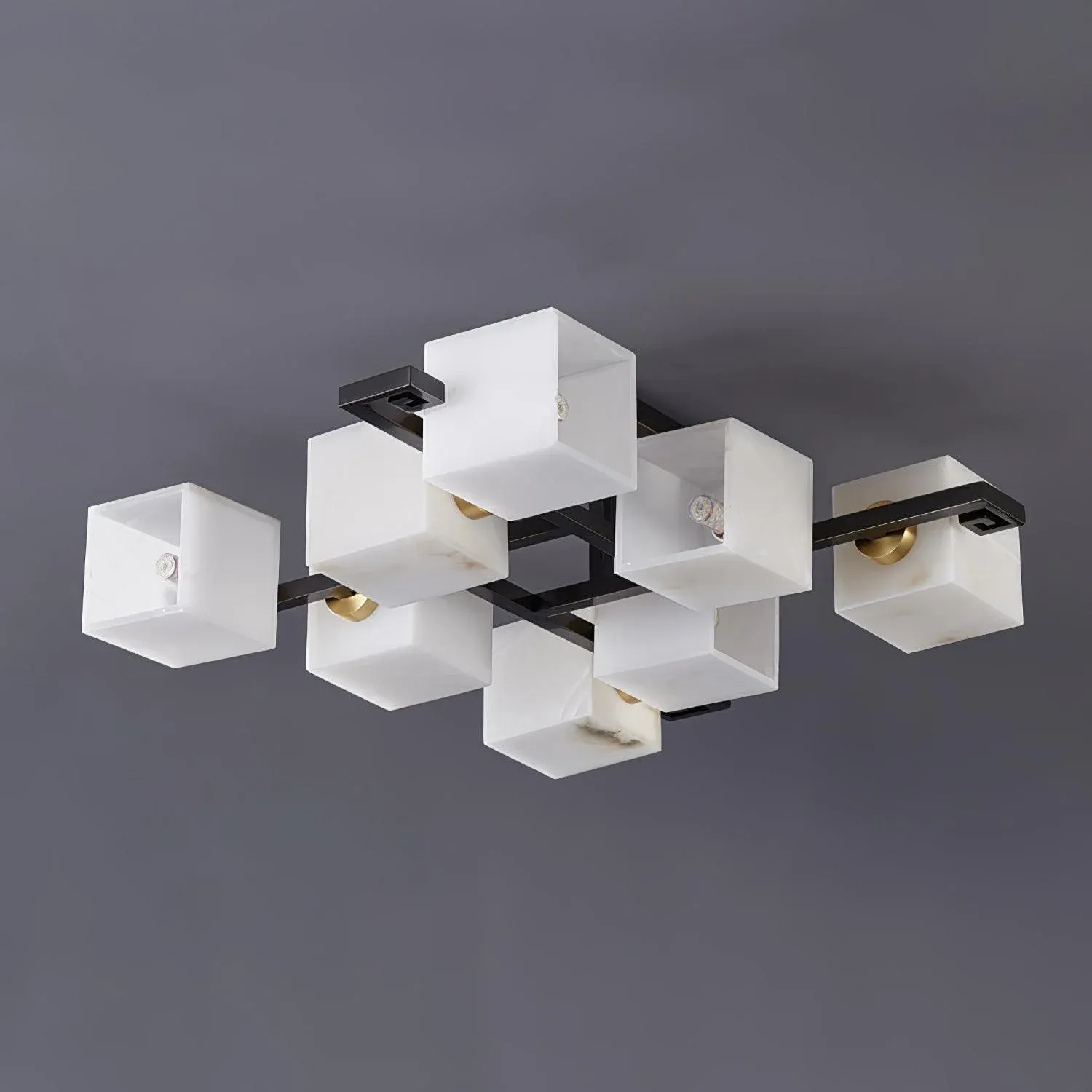 Jade Modern Minimalism Alabaster Ceiling Light Entryway Dining Room