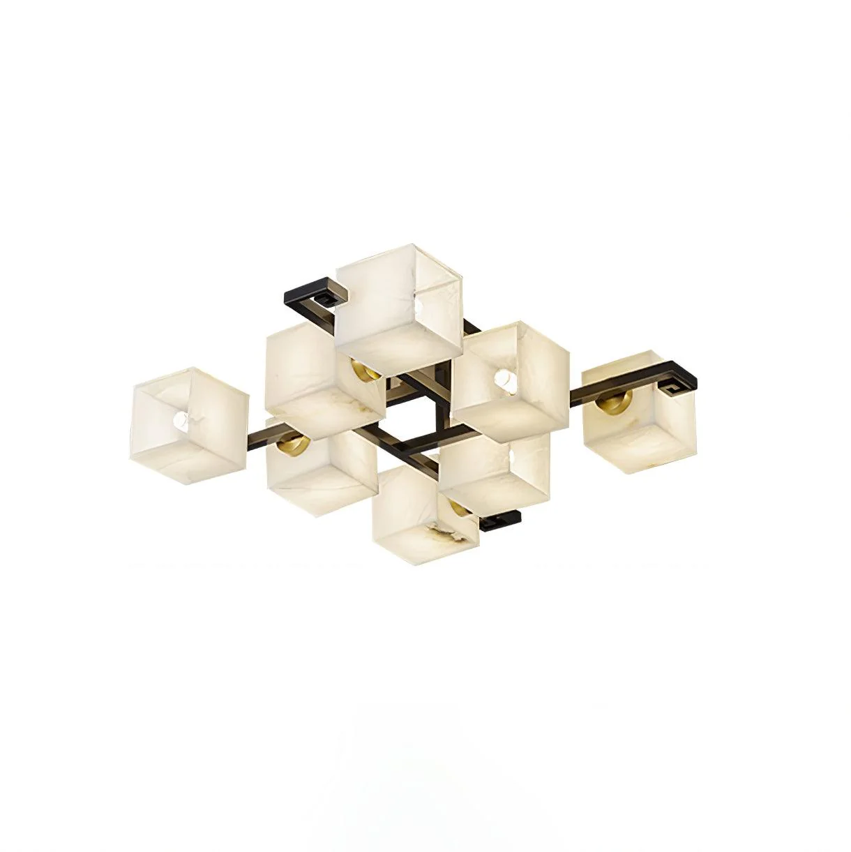 Jade Modern Minimalism Alabaster Ceiling Light Entryway Dining Room