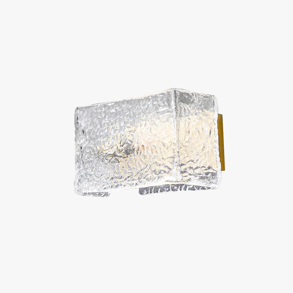 Kristy Modern Glass Brass Wall Lamp Bedroom  Dining Room