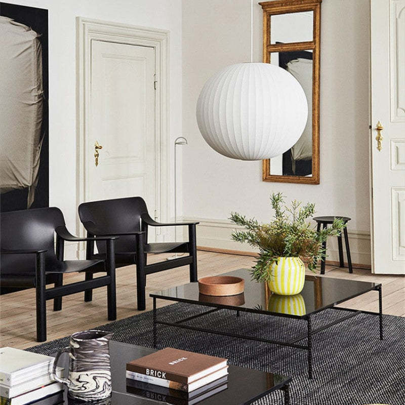 Renée Vintage Artificial White Silk Shade Single Pendant Light
