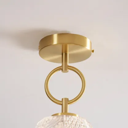 Alessio Vintage Luxury Glass Ceiling Light Shades Bedroom Hallway