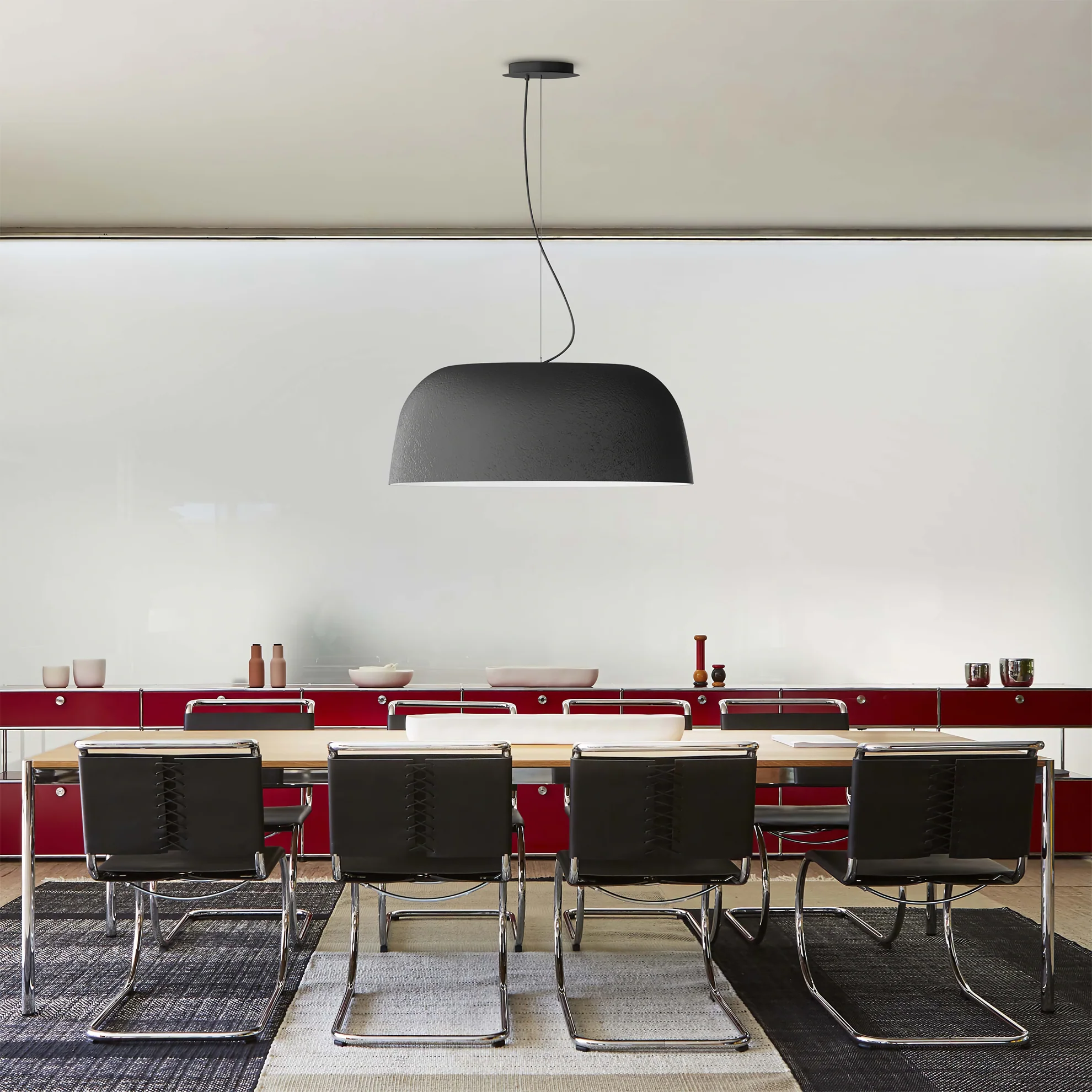 Carins Modern Round Metal Pendant Light Shades Living Study Room