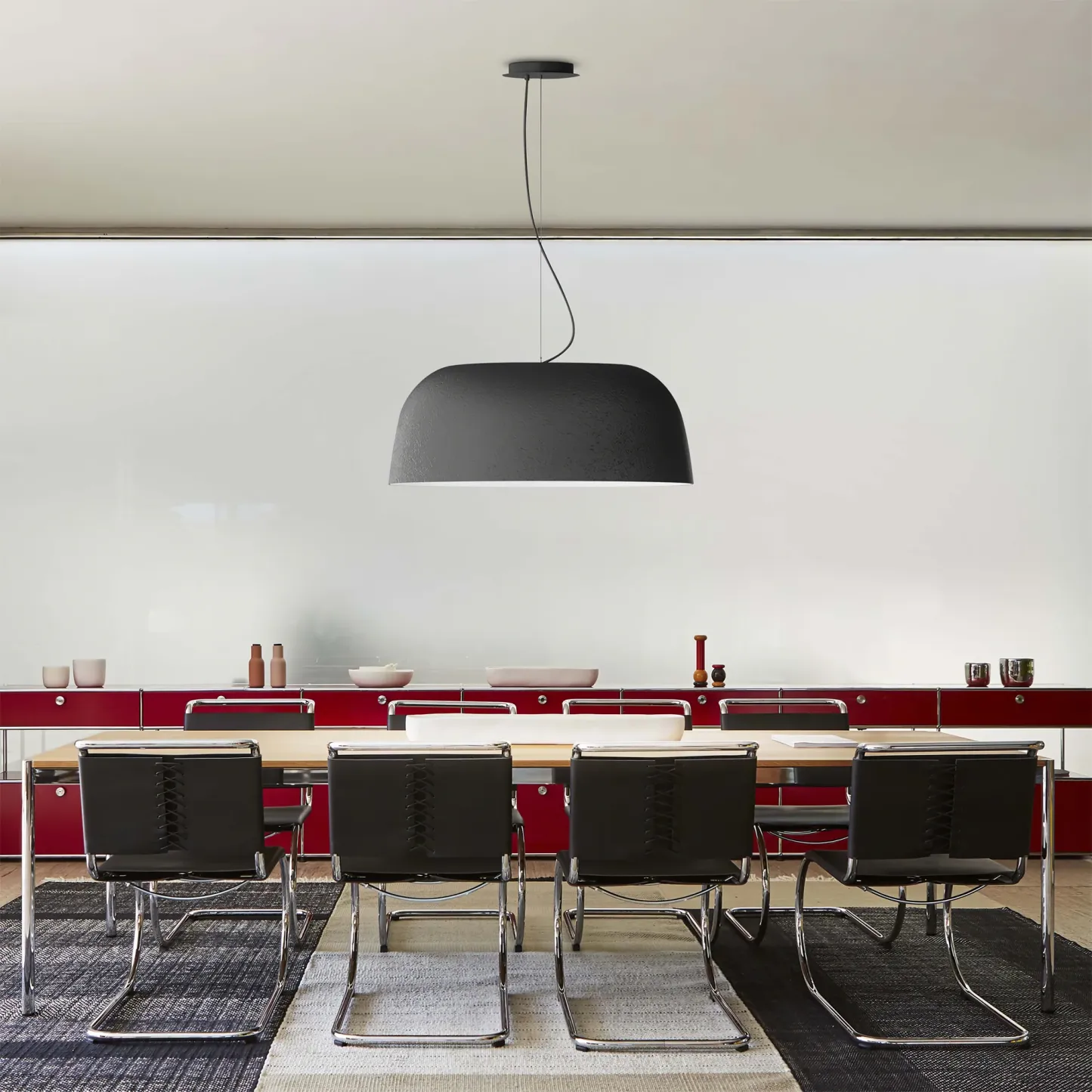 Carins Modern Round Metal Pendant Light Shades Living Study Room