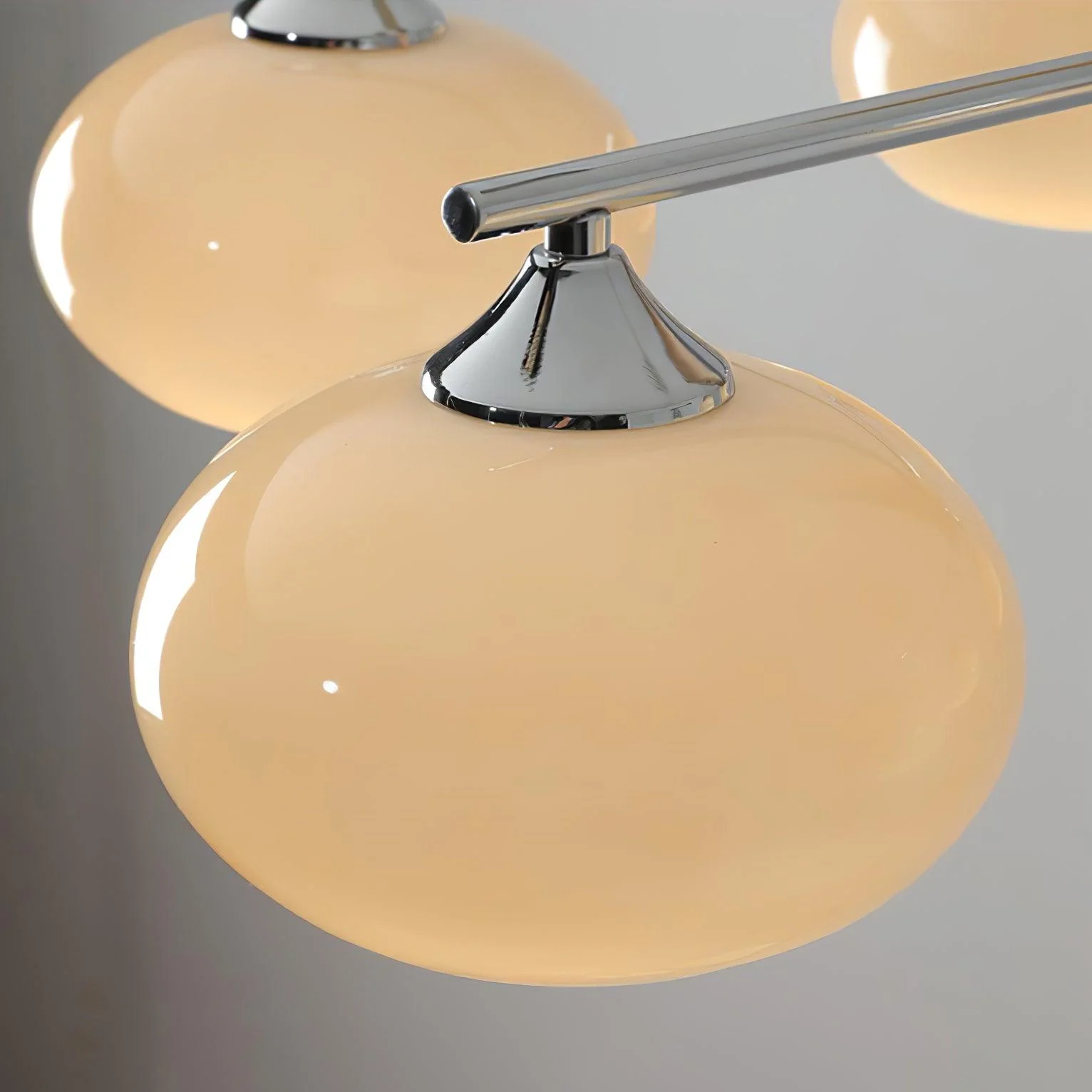 Carins Gorgeous Elliptical Persimmon Chandelier Living Room Bedroom