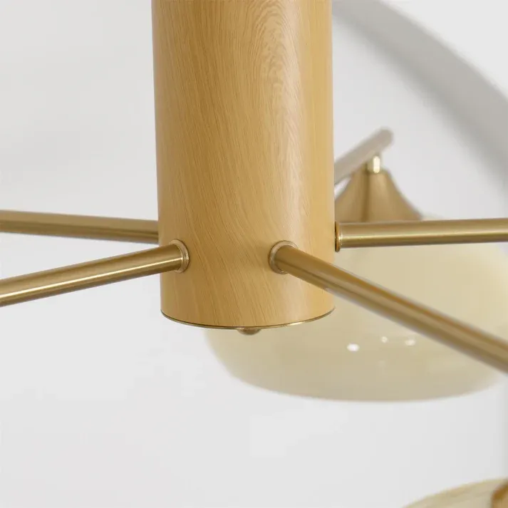 Valentina Modern Metal Glass Elliptical Pendant Light Shades Living Dining Room