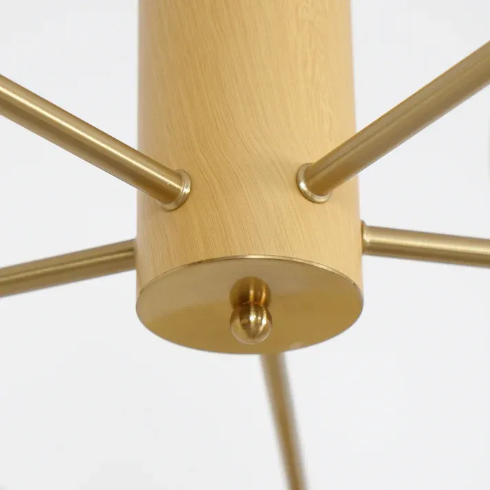 Valentina Modern Metal Glass Elliptical Pendant Light Shades Living Dining Room