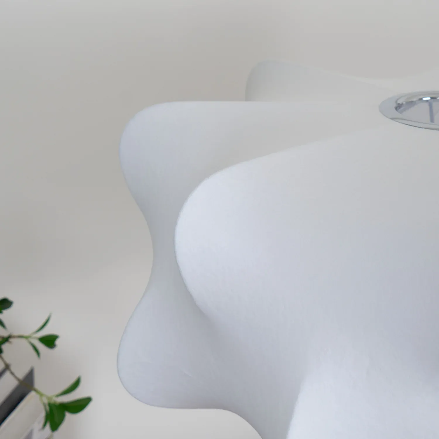 Ozawa Modern Unusual Silk Pendant Light Bedroom Dining Room